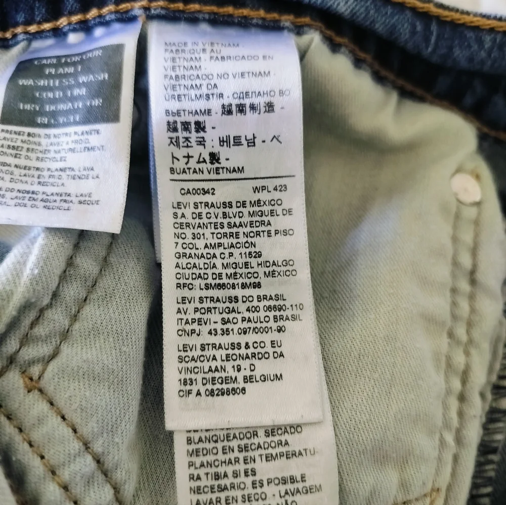 Levi's 559 Men's Relaxed Straight Fit Jeans 38x32 99% Cotton
